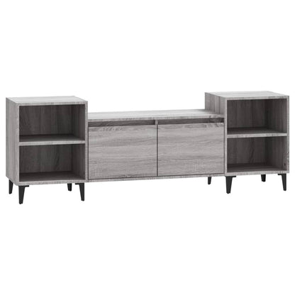 Mobile TV Grigio Sonoma 160x35x55 cm in Legno Multistrato - homemem39