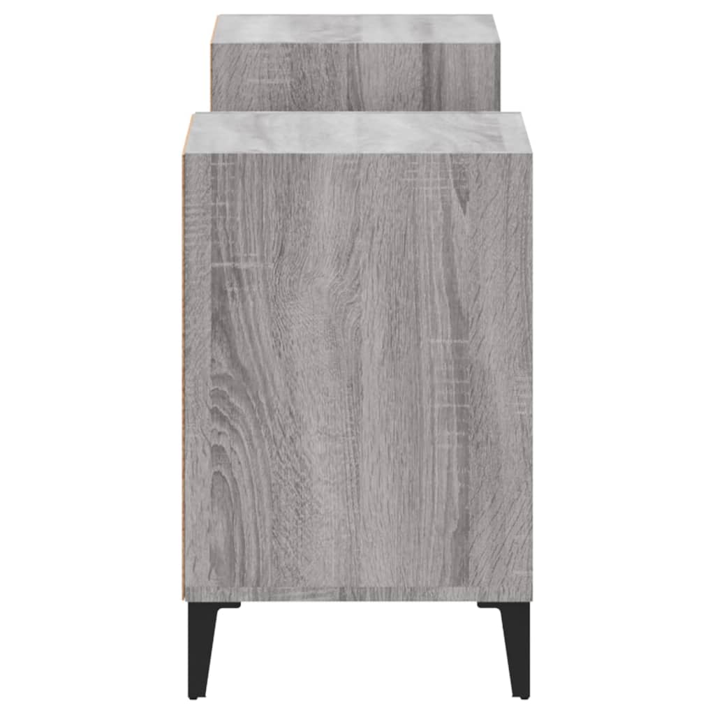 Mobile TV Grigio Sonoma 160x35x55 cm in Legno Multistrato - homemem39