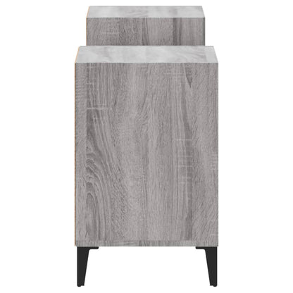 Mobile TV Grigio Sonoma 160x35x55 cm in Legno Multistrato - homemem39