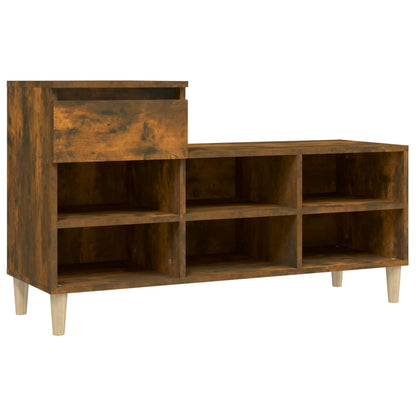 Scarpiera Rovere Fumo 102x36x60 cm in Legno Multistrato - homemem39