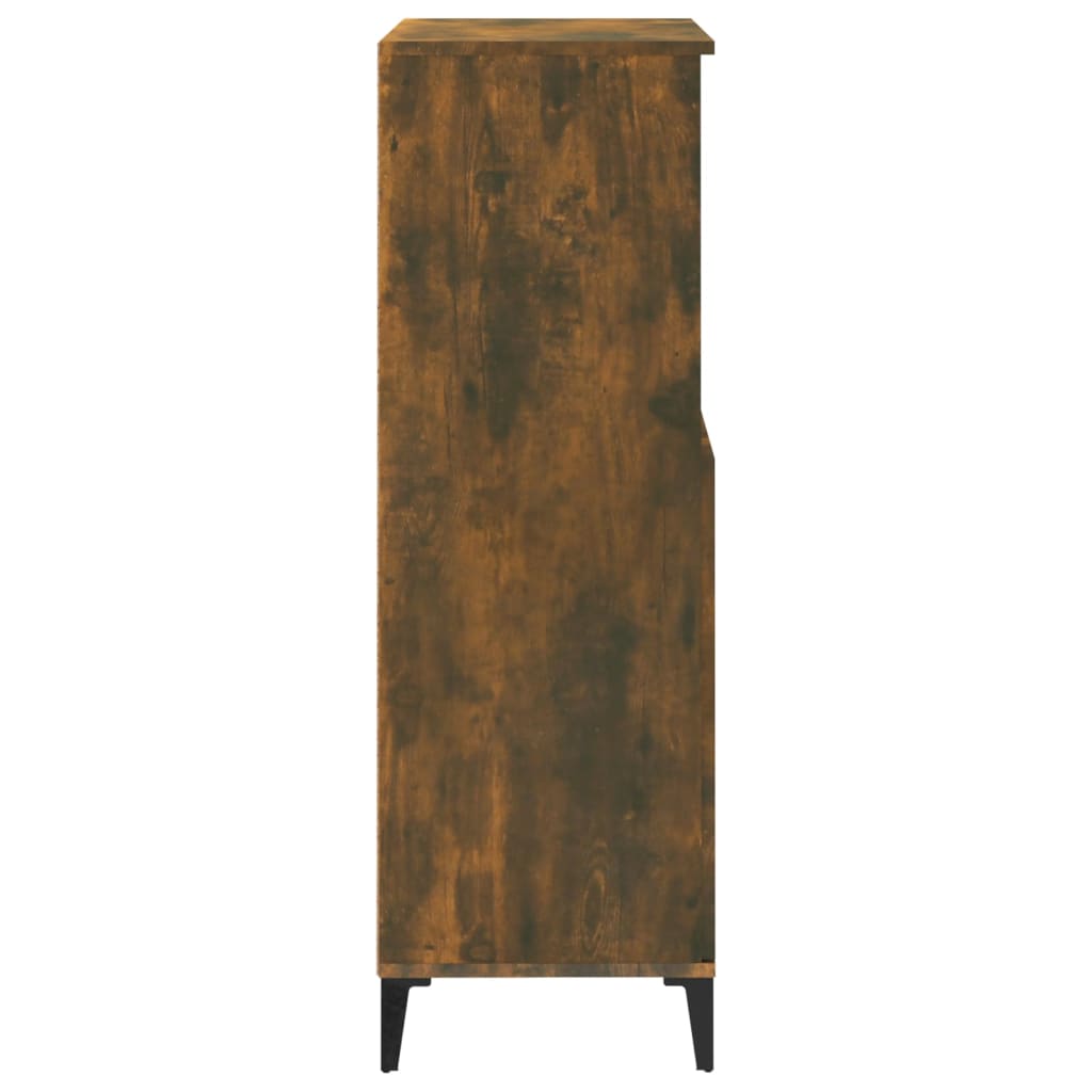 Credenza Rovere Fumo 60x36x110 cm in Legno Multistrato - homemem39