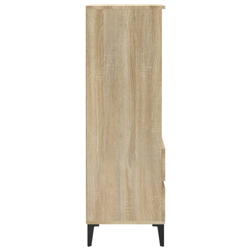 Credenza Rovere Sonoma 40x36x110 cm in Legno Multistrato | homemem39