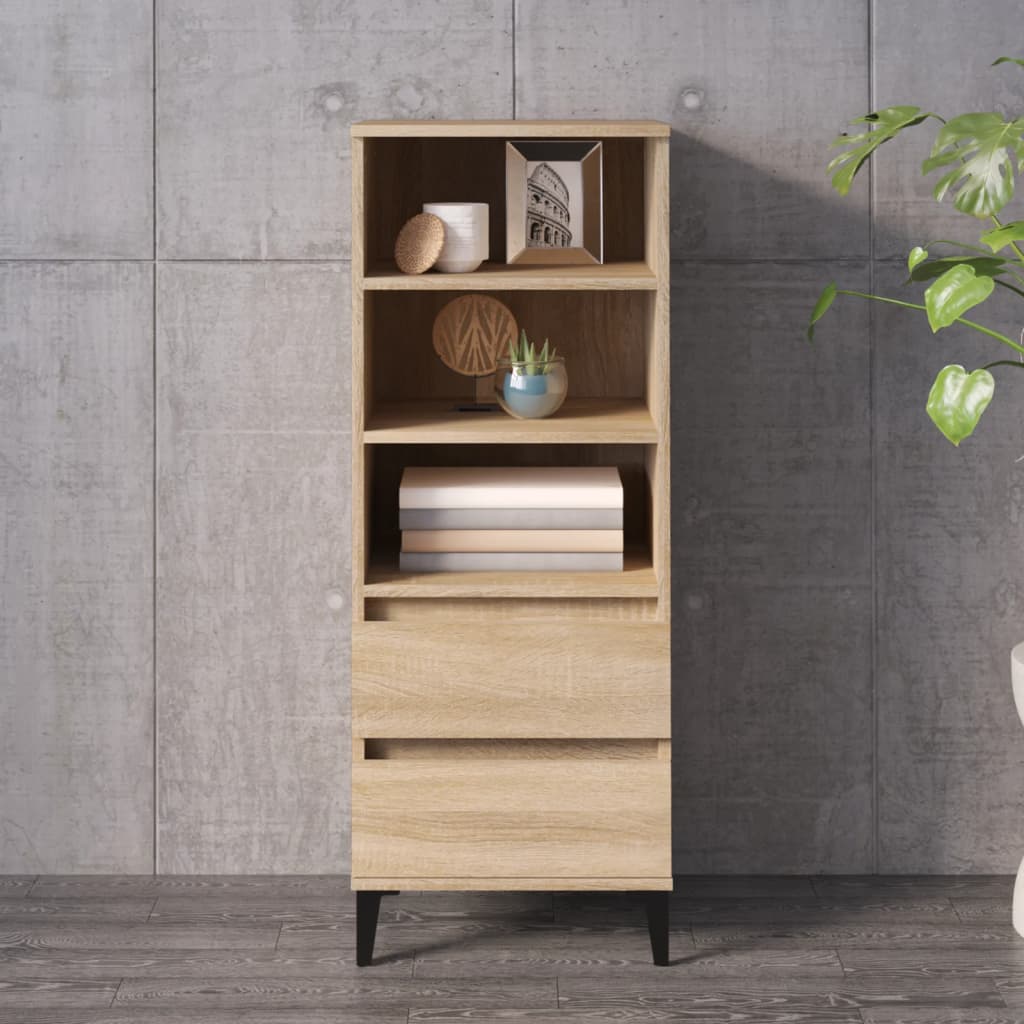 Credenza Rovere Sonoma 40x36x110 cm in Legno Multistrato | homemem39