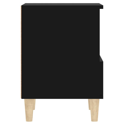 Comodini 2 pz Nero 40x35x50 cm - homemem39