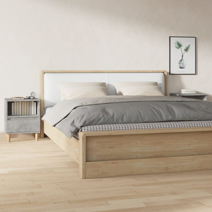 Comodini 2 pz Grigio Cemento 40x35x50 cm - homemem39