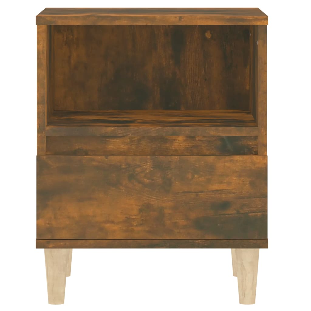 Comodino Rovere Fumo 40x35x50 cm - homemem39