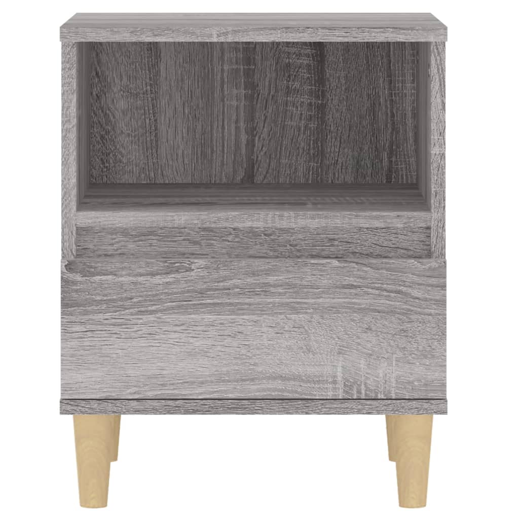 Comodino Grigio Sonoma 40x35x50 cm - homemem39