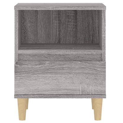 Comodino Grigio Sonoma 40x35x50 cm - homemem39