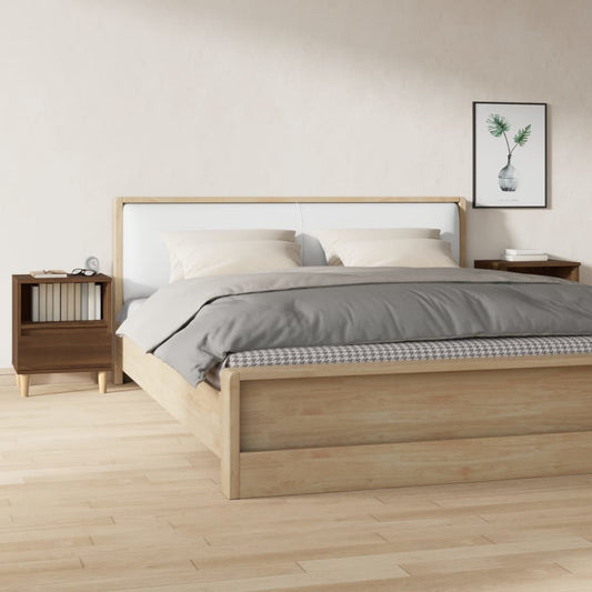 Comodini 2 pz Rovere Marrone 40x35x50 cm - homemem39