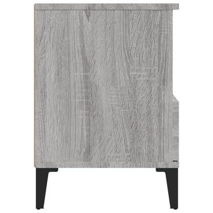 Comodino 2 pz Grigio Sonoma 40x35x50 cm - homemem39