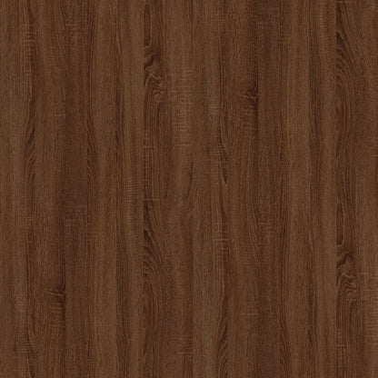 Comodini 2 pz Rovere Marrone 40x35x50 cm
