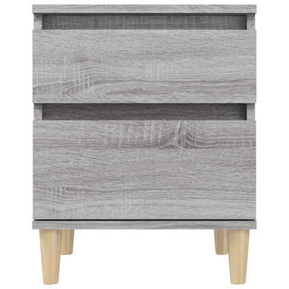 Comodino 2 pz Grigio Sonoma 40x35x50 cm - homemem39