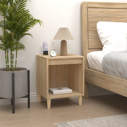 Comodini 2 pz Rovere Sonoma 40x35x50 cm - homemem39