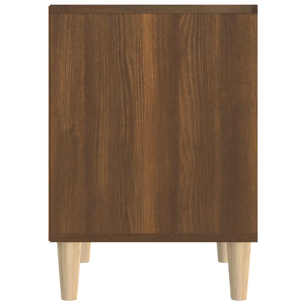 Comodino Rovere Marrone 40x35x50 cm - homemem39