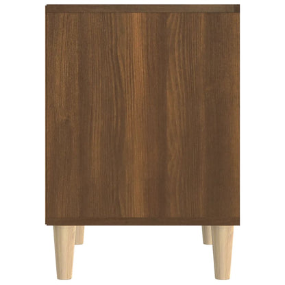 Comodini 2 pz Rovere Marrone 40x35x50 cm