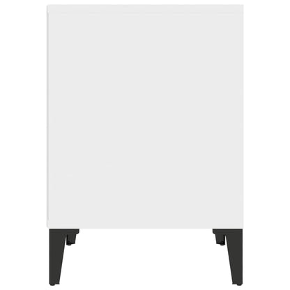 Comodino Bianco 40x35x50 cm - homemem39