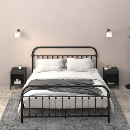 Comodini 2 pz Nero 40x35x50 cm - homemem39