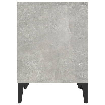 Comodino Grigio Cemento 40x35x50 cm - homemem39