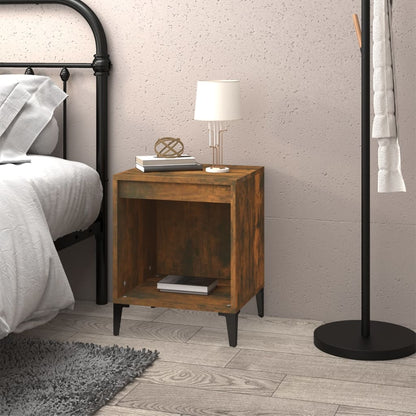 Comodino Rovere Fumo 40x35x50 cm - homemem39
