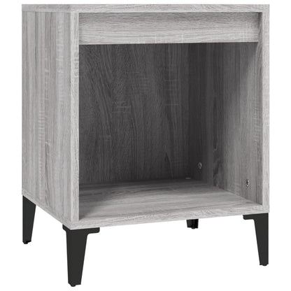 Comodino 2 pz Grigio Sonoma 40x35x50 cm - homemem39