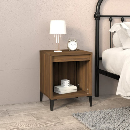 Comodini 2 pz Rovere Marrone 40x35x50 cm - homemem39