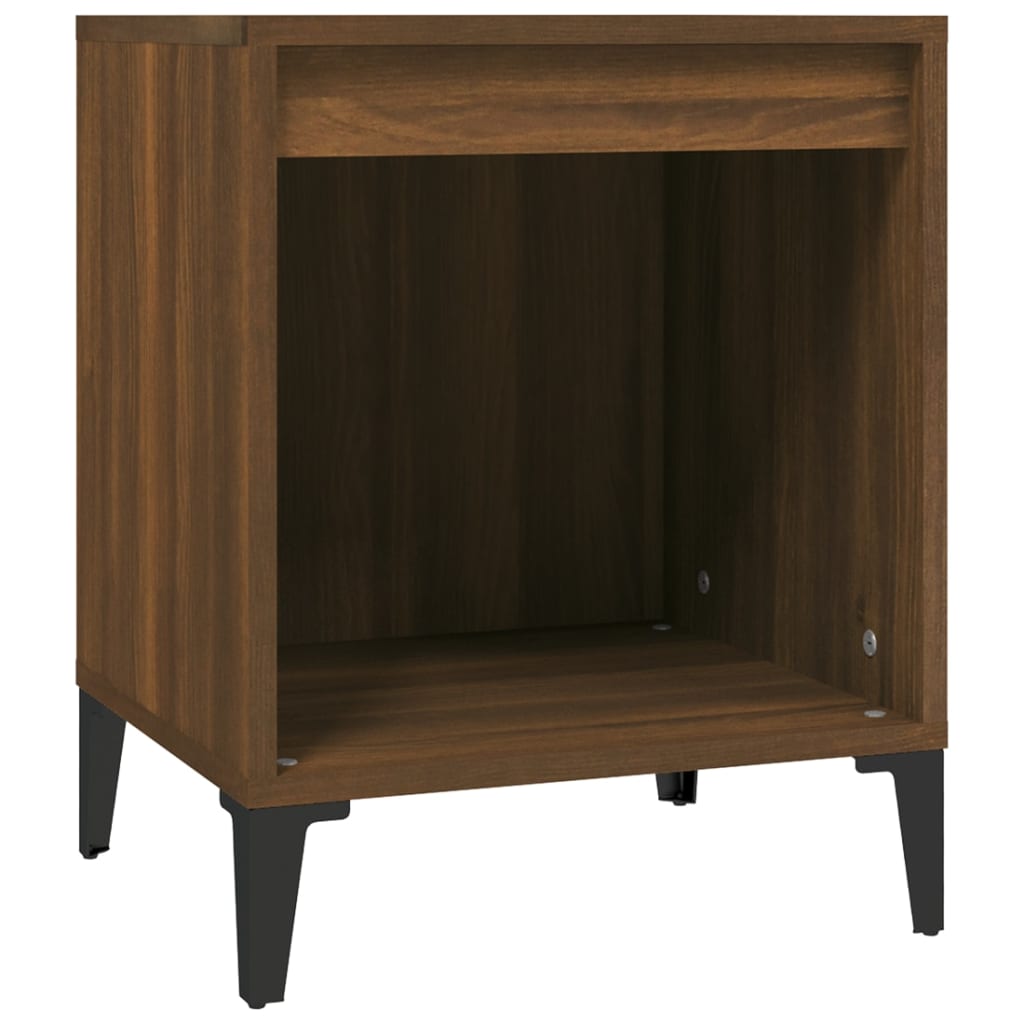 Comodini 2 pz Rovere Marrone 40x35x50 cm - homemem39
