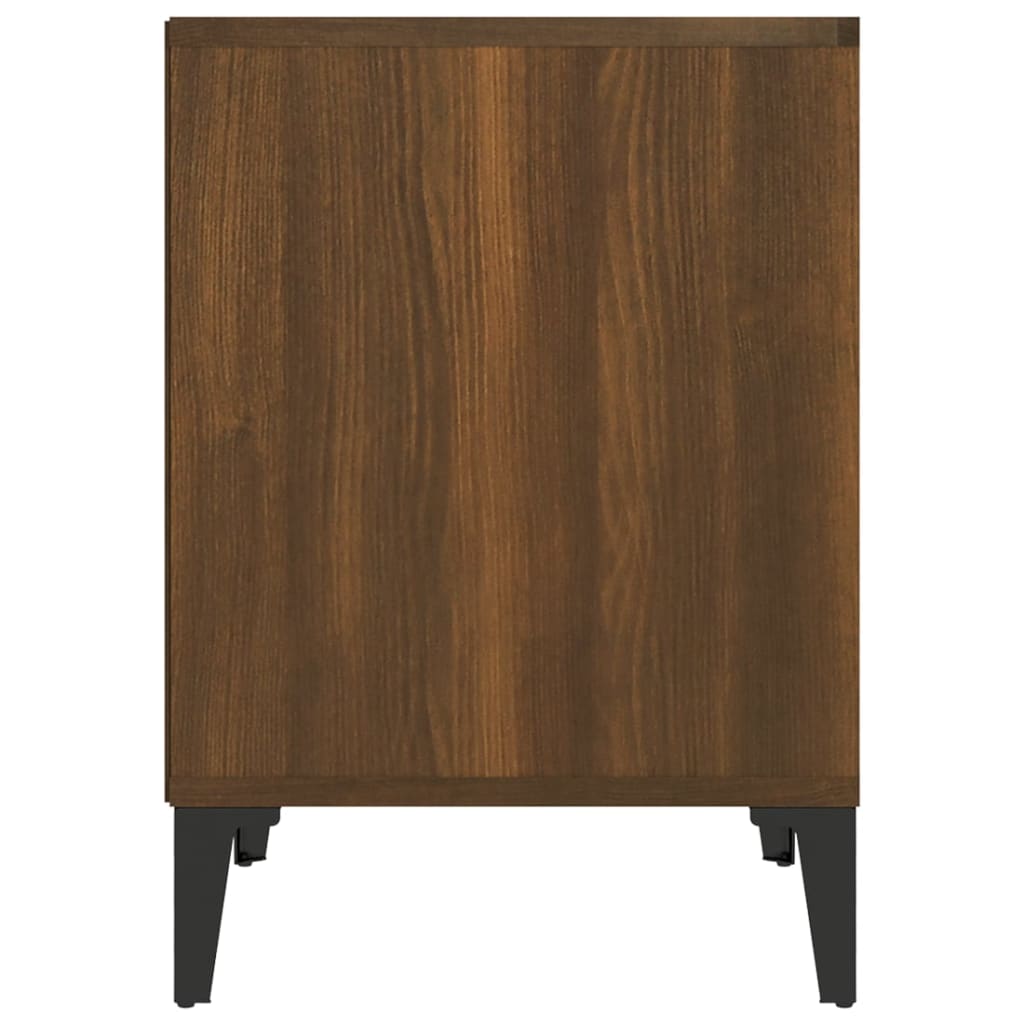 Comodini 2 pz Rovere Marrone 40x35x50 cm - homemem39
