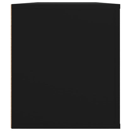 Mobile Porta TV Nero 100x35x40 cm in Legno Multistrato - homemem39