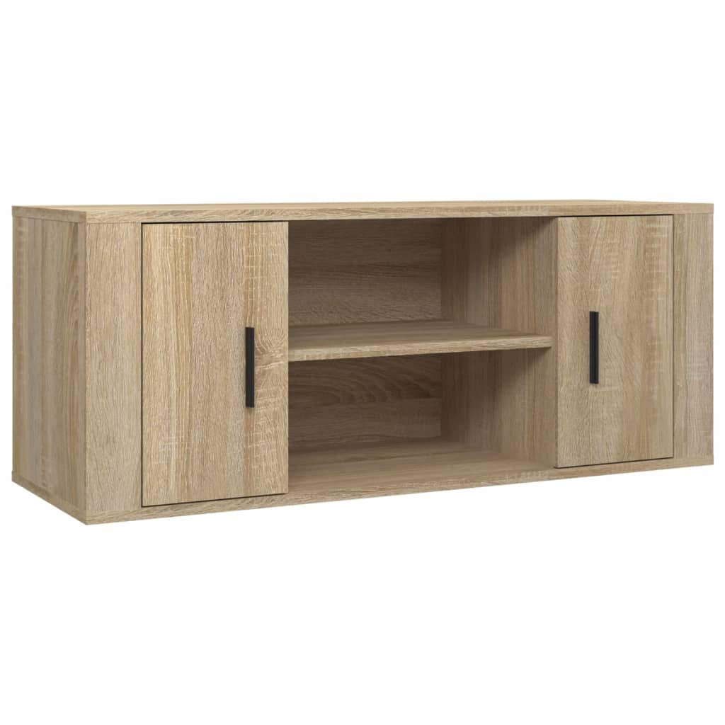 Mobile per TV Rovere Sonoma 100x35x40 cm Legno Multistrato - homemem39