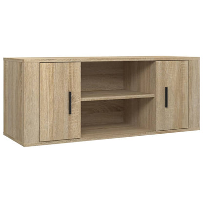 Mobile per TV Rovere Sonoma 100x35x40 cm Legno Multistrato - homemem39