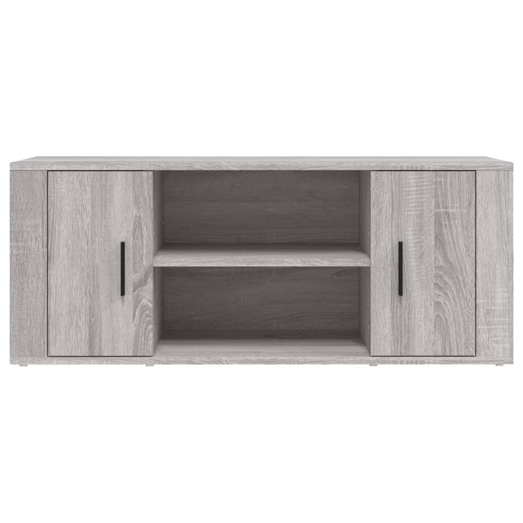 Mobile TV Grigio Sonoma 100x35x40 cm in Legno Multistrato - homemem39