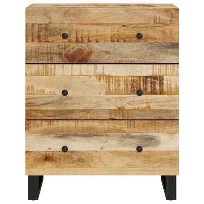 Credenze 2 pz 60x33x75 cm in Legno di Mango Grezzo | homemem39