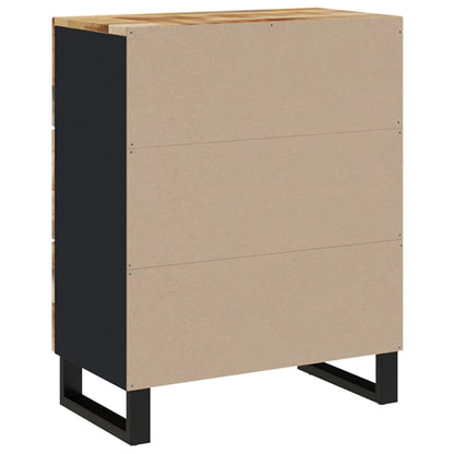 Credenze 2 pz 60x33x75 cm in Legno di Mango Grezzo | homemem39