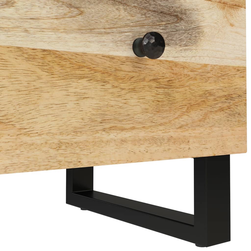 Credenze 2 pz 60x33x75 cm in Legno di Mango Grezzo | homemem39