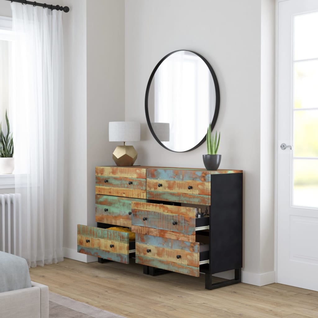Credenze 2pz 60x33x75 cm in Legno Massello di Recupero | homemem39