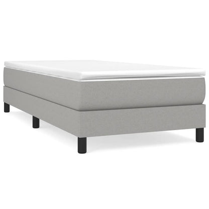 Struttura Letto a Rete a Molle Grigio Chiaro 80x200 cm Tessuto | homemem39