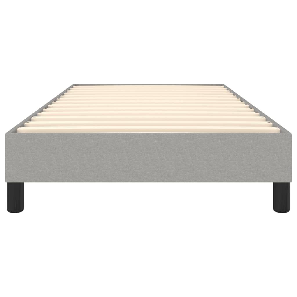 Struttura Letto a Rete a Molle Grigio Chiaro 80x200 cm Tessuto | homemem39