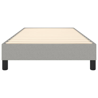 Struttura Letto a Rete a Molle Grigio Chiaro 80x200 cm Tessuto | homemem39