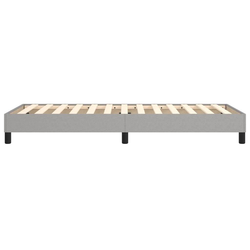 Struttura Letto a Rete a Molle Grigio Chiaro 80x200 cm Tessuto | homemem39