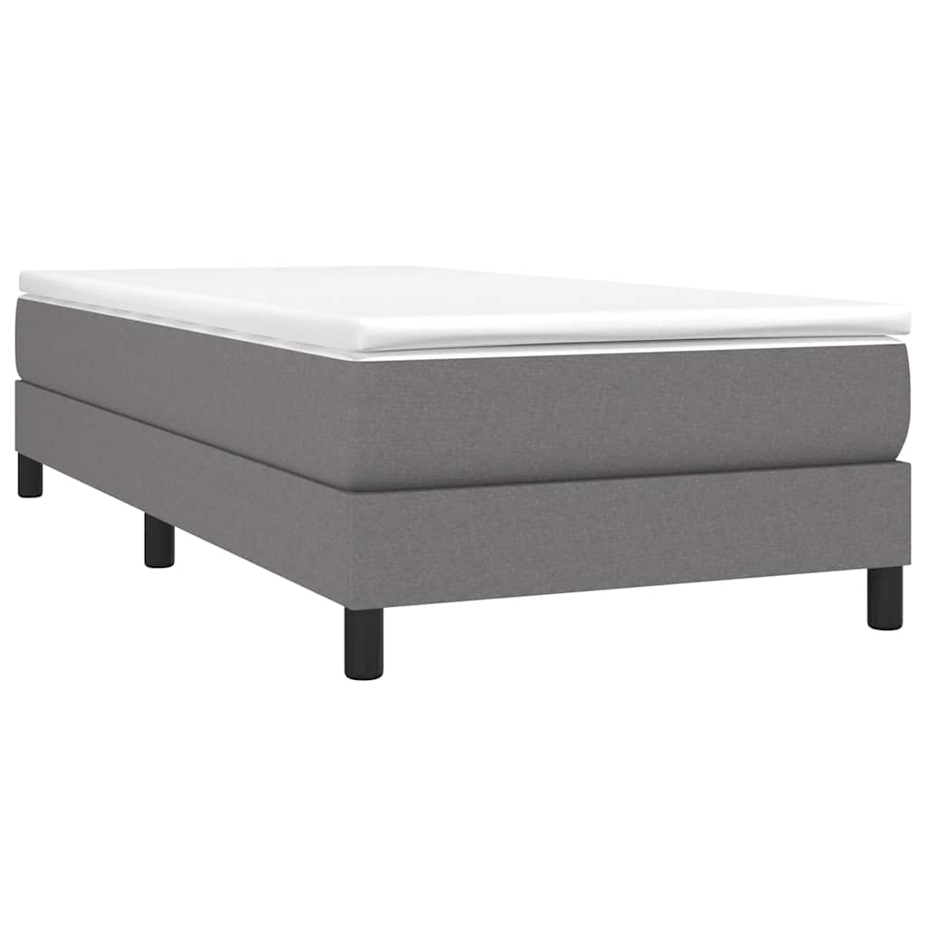 Struttura Letto a Rete a Molle Grigio Scuro 80x200 cm Tessuto | homemem39