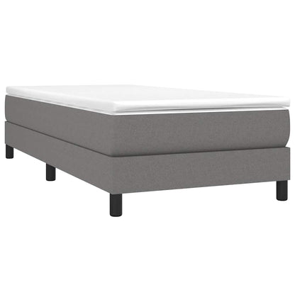 Struttura Letto a Rete a Molle Grigio Scuro 80x200 cm Tessuto | homemem39