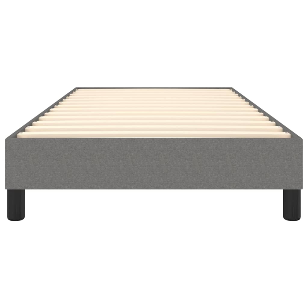 Struttura Letto a Rete a Molle Grigio Scuro 80x200 cm Tessuto | homemem39
