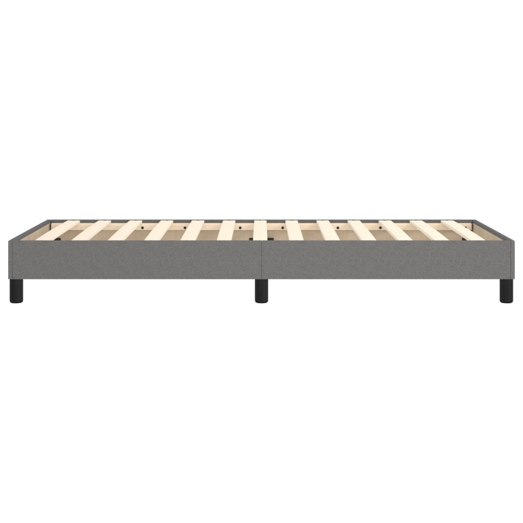 Struttura Letto a Rete a Molle Grigio Scuro 80x200 cm Tessuto | homemem39