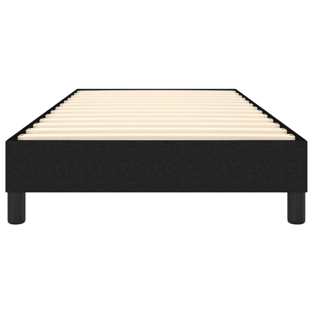 Struttura Letto a Rete a Molle Nero 80x200 cm Tessuto | homemem39