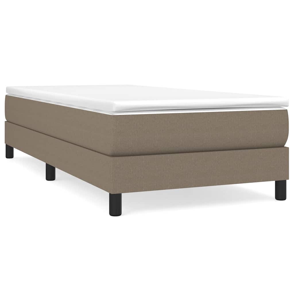 Struttura Letto a Rete a Molle Tortora 80x200 cm Tessuto