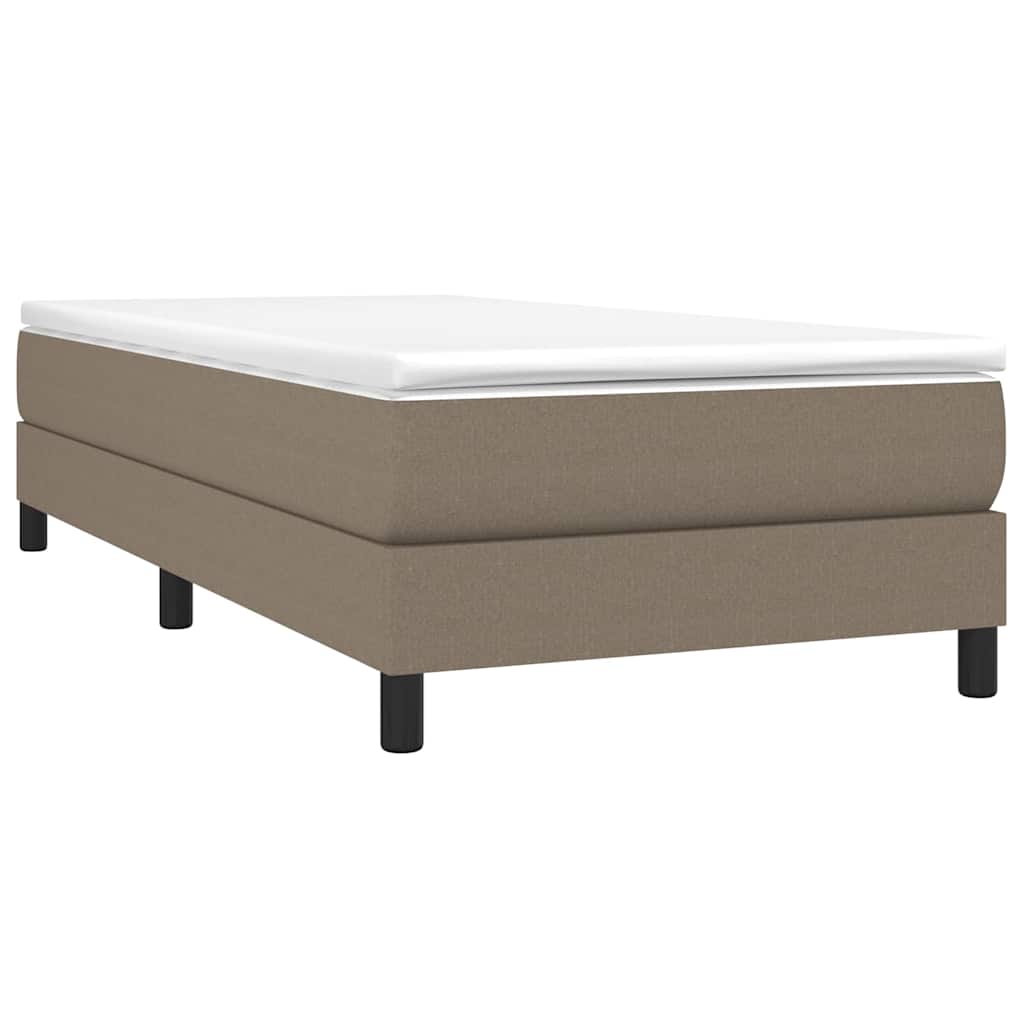 Struttura Letto a Rete a Molle Tortora 80x200 cm Tessuto