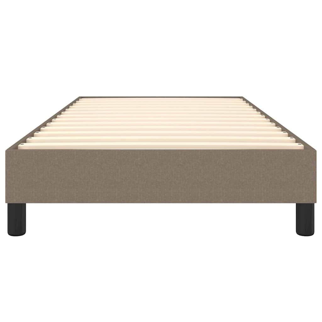 Struttura Letto a Rete a Molle Tortora 80x200 cm Tessuto