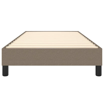 Struttura Letto a Rete a Molle Tortora 80x200 cm Tessuto