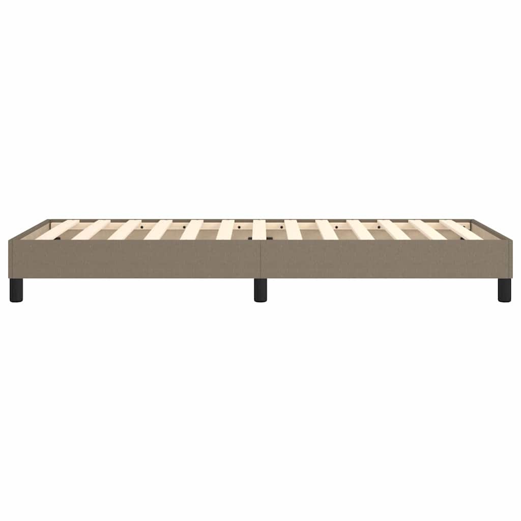Struttura Letto a Rete a Molle Tortora 80x200 cm Tessuto