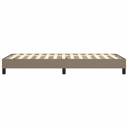 Struttura Letto a Rete a Molle Tortora 80x200 cm Tessuto